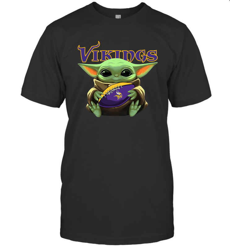 Baby Yoda Loves The Minnesota Vikings Star Wars NFL Shirts Men's T-Shirt - PrimaryTee Baby Yoda Loves The Minnesota Vikings Star Wars NFL Shirts Men's T-Shirt - PrimaryTee
