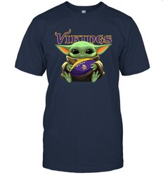 Baby Yoda Loves The Minnesota Vikings Star Wars NFL Shirts Men's T-Shirt - PrimaryTee Baby Yoda Loves The Minnesota Vikings Star Wars NFL Shirts Men's T-Shirt - PrimaryTee