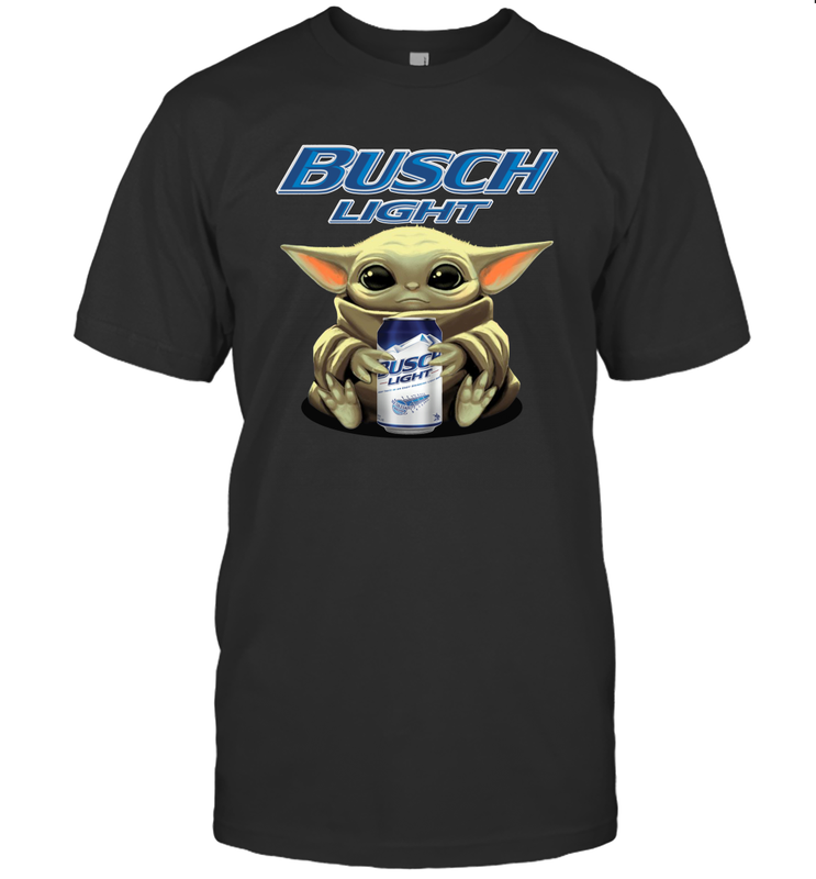 Baby Yoda Hugs Busch Light Beer Star Wars Shirts Men's T-Shirt - PrimaryTee Baby Yoda Hugs Busch Light Beer Star Wars Shirts Men's T-Shirt - PrimaryTee