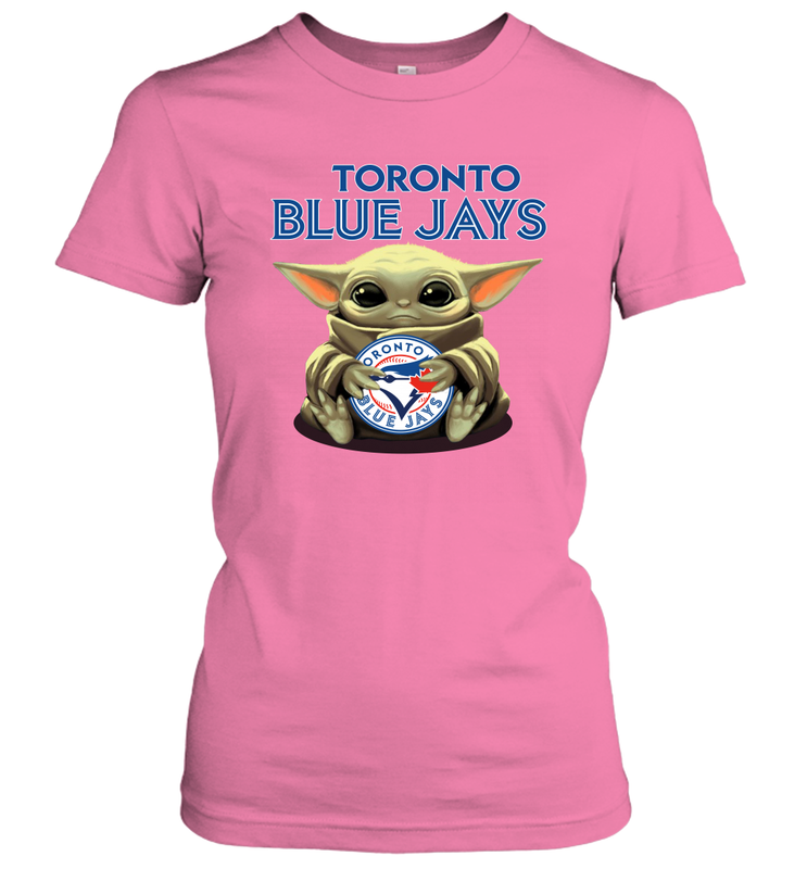 Baby Yoda Hugs The Toronto Blue Jays Shirts Women's T-Shirt