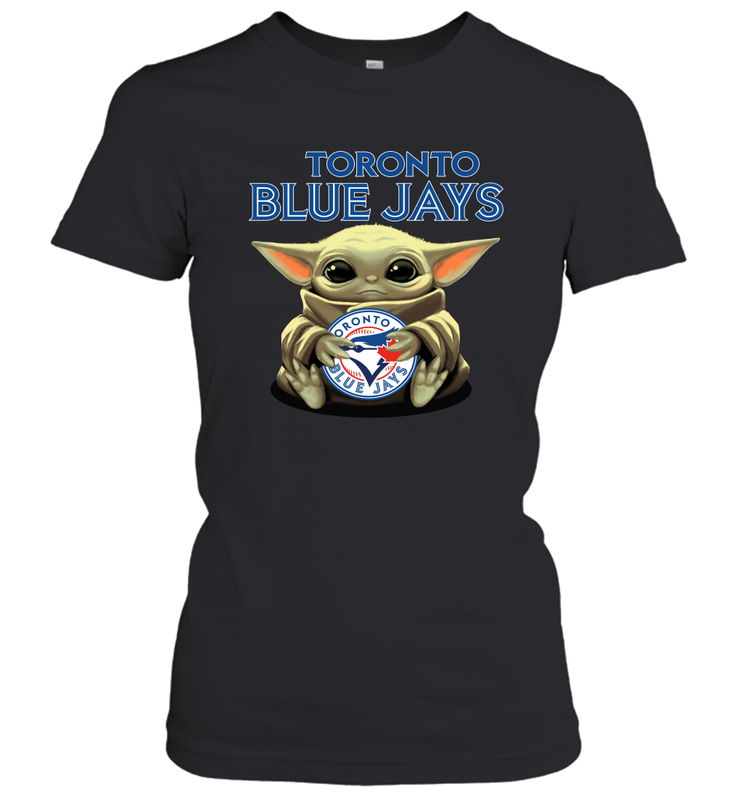 Baby Yoda Hugs The Toronto Blue Jays Shirts Women's T-Shirt - PrimaryTee Baby Yoda Hugs The Toronto Blue Jays Shirts Women's T-Shirt - PrimaryTee