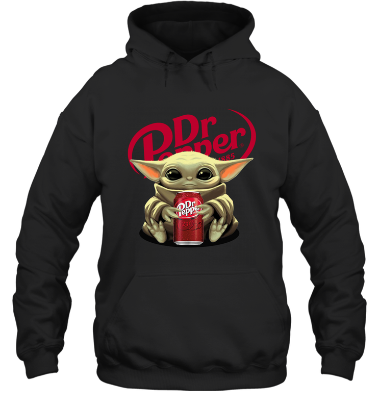 Baby Yoda Hugs Dr Pepper Can Star Wars Shirts Hoodie - PrimaryTee Baby Yoda Hugs Dr Pepper Can Star Wars Shirts Hoodie - PrimaryTee