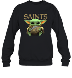 Baby Yoda Loves The New Orleans Saints Star Wars NFL Shirts Sweatshirt - PrimaryTee Baby Yoda Loves The New Orleans Saints Star Wars NFL Shirts Sweatshirt - PrimaryTee