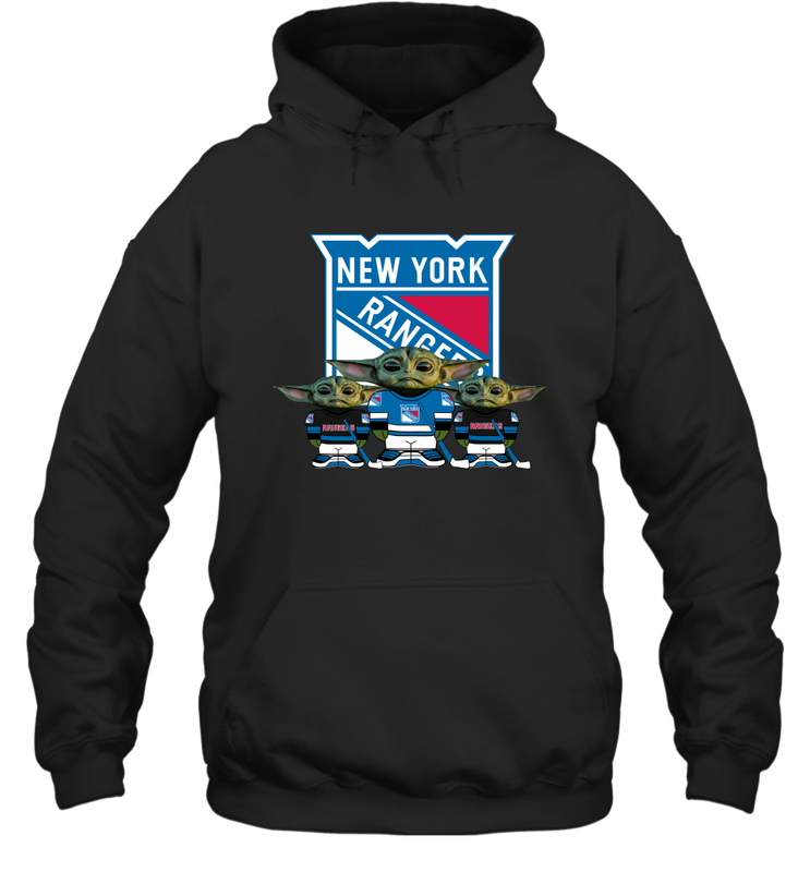 New York Rangers Star Wars Logo Baby Yoda Hoodie - PrimaryTee New York Rangers Star Wars Logo Baby Yoda Hoodie - PrimaryTee