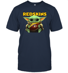 Baby Yoda Loves The Washington Redskins Star Wars NFL Shirts Men's T-Shirt - PrimaryTee Baby Yoda Loves The Washington Redskins Star Wars NFL Shirts Men's T-Shirt - PrimaryTee