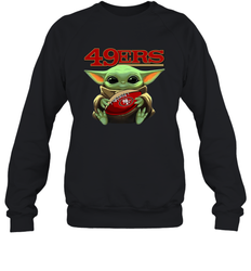 Baby Yoda Loves The San Francisco 49ers Star Wars NFL Shirts Sweatshirt - PrimaryTee Baby Yoda Loves The San Francisco 49ers Star Wars NFL Shirts Sweatshirt - PrimaryTee