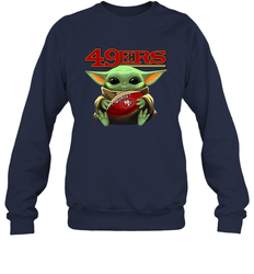 Baby Yoda Loves The San Francisco 49ers Star Wars NFL Shirts Sweatshirt - PrimaryTee Baby Yoda Loves The San Francisco 49ers Star Wars NFL Shirts Sweatshirt - PrimaryTee