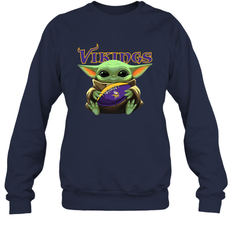 Baby Yoda Loves The Minnesota Vikings Star Wars NFL Shirts Sweatshirt - PrimaryTee Baby Yoda Loves The Minnesota Vikings Star Wars NFL Shirts Sweatshirt - PrimaryTee
