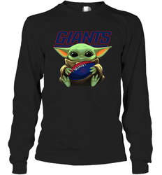 Baby Yoda Loves The New York Giants Star Wars NFL Shirts Long Sleeve T-Shirt - PrimaryTee Baby Yoda Loves The New York Giants Star Wars NFL Shirts Long Sleeve T-Shirt - PrimaryTee