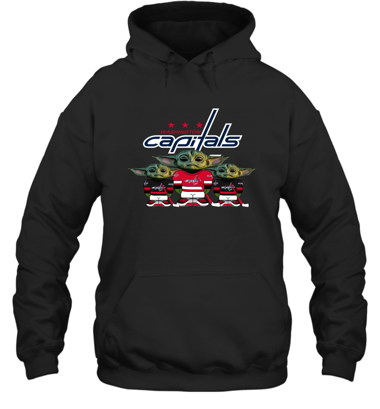 Washington Capitals Star Wars Logo Baby Yoda Hoodie - PrimaryTee Washington Capitals Star Wars Logo Baby Yoda Hoodie - PrimaryTee