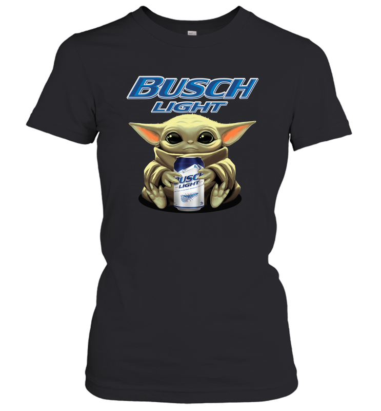 Baby Yoda Hugs Busch Light Beer Star Wars Shirts Women's T-Shirt - PrimaryTee Baby Yoda Hugs Busch Light Beer Star Wars Shirts Women's T-Shirt - PrimaryTee