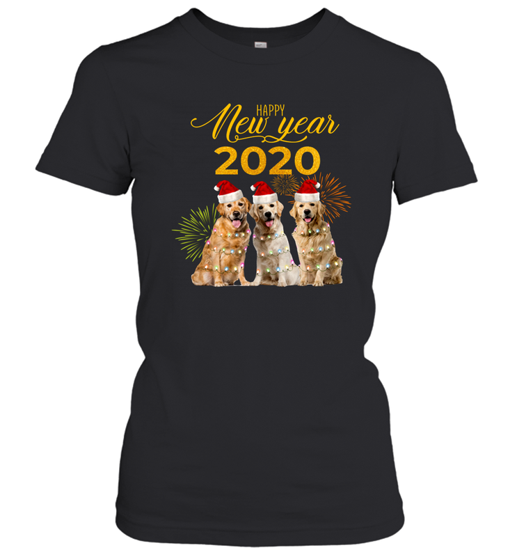 Golden Retriever Happy New Year 2020 Shirt Women's T-Shirt - PrimaryTee Golden Retriever Happy New Year 2020 Shirt Women's T-Shirt - PrimaryTee