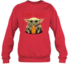 Baby Yoda Hugs Fireball Bottle Star Wars Shirts Sweatshirt - PrimaryTee
