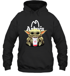 Baby Yoda Hugs Arbys Cup Star Wars Shirts Hoodie - PrimaryTee