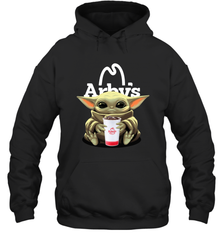 Baby Yoda Hugs Arbys Cup Star Wars Shirts Hoodie - PrimaryTee