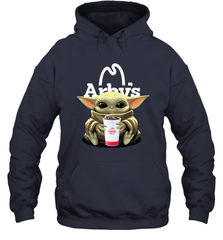 Baby Yoda Hugs Arbys Cup Star Wars Shirts Hoodie - PrimaryTee