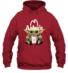 Baby Yoda Hugs Arbys Cup Star Wars Shirts Hoodie - PrimaryTee