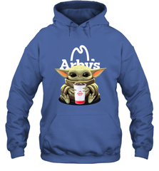 Baby Yoda Hugs Arbys Cup Star Wars Shirts Hoodie - PrimaryTee