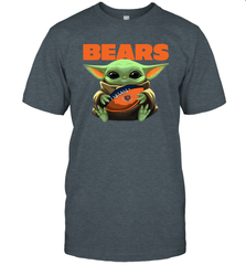 Baby Yoda Loves The Chicago Bears Star Wars NFL Shirts Men's T-Shirt - PrimaryTee