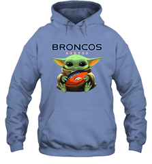 Baby Yoda Loves The Denver Broncos Star Wars NFL Shirts Hoodie - PrimaryTee