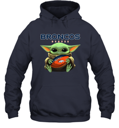 Baby Yoda Loves The Denver Broncos Star Wars NFL Shirts Hoodie - PrimaryTee