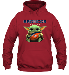 Baby Yoda Loves The Denver Broncos Star Wars NFL Shirts Hoodie - PrimaryTee