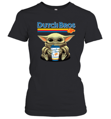 Baby Yoda Hugs Dutch Bros Women's T-Shirt - PrimaryTee