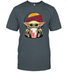 Baby Yoda Hugs Burger King Cup Star Wars Shirts Men's T-Shirt - PrimaryTee