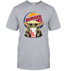 Baby Yoda Hugs Burger King Cup Star Wars Shirts Men's T-Shirt - PrimaryTee