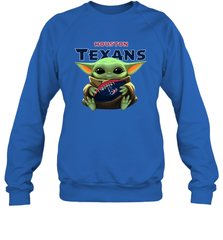 Baby Yoda Loves The Houston Texans Star Wars NFL Shirts Sweatshirt - PrimaryTee