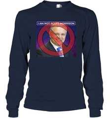 I am not Scott Morrison Shirt Long Sleeve T-Shirt - PrimaryTee