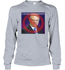 I am not Scott Morrison Shirt Long Sleeve T-Shirt - PrimaryTee