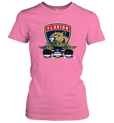 Florida Panthers Star Wars Logo Baby Yoda Women's T-Shirt - PrimaryTee