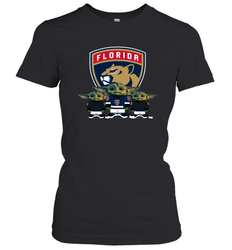 Florida Panthers Star Wars Logo Baby Yoda Women's T-Shirt - PrimaryTee