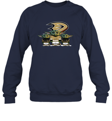 Anaheim Ducks Star Wars Logo Baby Yoda Sweatshirt - PrimaryTee
