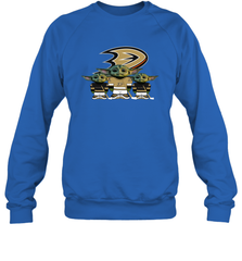Anaheim Ducks Star Wars Logo Baby Yoda Sweatshirt - PrimaryTee