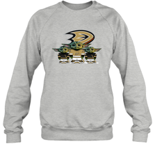 Anaheim Ducks Star Wars Logo Baby Yoda Sweatshirt - PrimaryTee