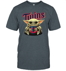 Baby Yoda Hugs The Minnesota Twins Shirts Men's T-Shirt - PrimaryTee