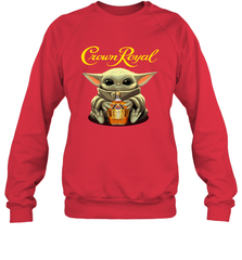 Baby Yoda Hugs Crown Royal Bottle Star Wars Shirts Sweatshirt - PrimaryTee
