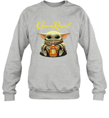 Baby Yoda Hugs Crown Royal Bottle Star Wars Shirts Sweatshirt - PrimaryTee