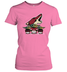 Arizona Coyotes Star Wars Logo Baby Yoda Women's T-Shirt - PrimaryTee