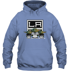 Los Angeles Kings Star Wars Logo Baby Yoda Hoodie - PrimaryTee