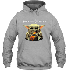 Baby Yoda Hugs Johnnie Walker Bottle Star Wars Shirts Hoodie - PrimaryTee