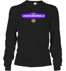 LSU Louisianimals Shirt Long Sleeve T-Shirt - PrimaryTee