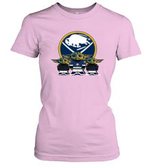 Buffalo Sabres Star Wars Logo Baby Yoda Women's T-Shirt - PrimaryTee