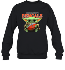 Baby Yoda Loves The Cincinnati Bengals Star Wars NFL Shirts Sweatshirt - PrimaryTee