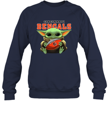 Baby Yoda Loves The Cincinnati Bengals Star Wars NFL Shirts Sweatshirt - PrimaryTee