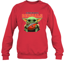 Baby Yoda Loves The Cincinnati Bengals Star Wars NFL Shirts Sweatshirt - PrimaryTee