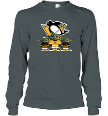 Pittsburgh Penguins Star Wars Logo Baby Yoda Long Sleeve T-Shirt - PrimaryTee