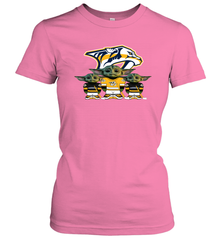 Nashville Predators Star Wars Logo Baby Yoda Women's T-Shirt - PrimaryTee